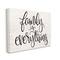 Stupell Industries Family Is Everything Canvas Wall Art